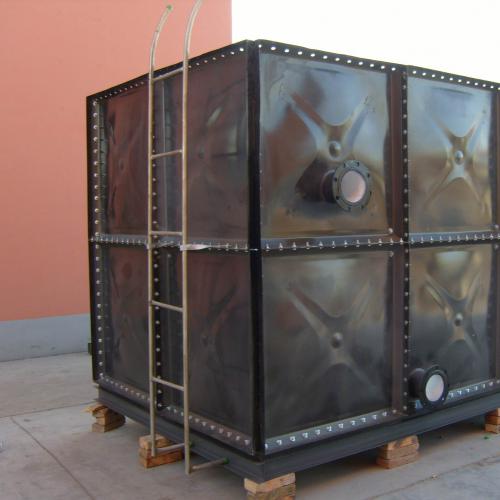 呼和浩特市腾嘉玻璃钢水箱 消防水箱 不锈钢水箱 厂家直销安装